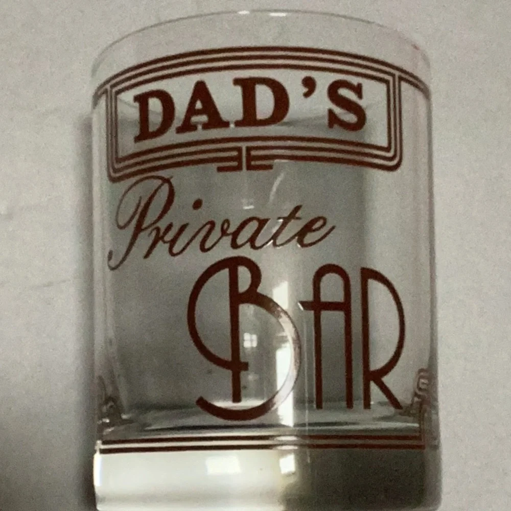 Dad’s Private Bar Drinking Glass‎